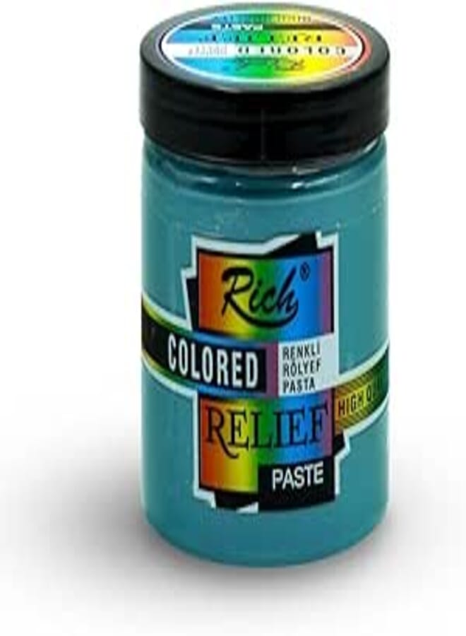 Rich NO:10165 Colored Relief Paste 250ML Designed To Catch The Eye And Leave A Lasting Impression - Baby Blue